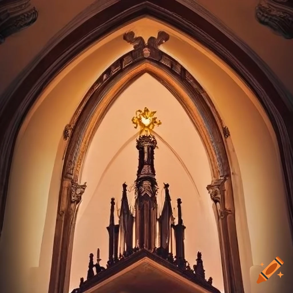 The architecture of sanctum regalis is aweinspiring, with towering spires reaching towards the