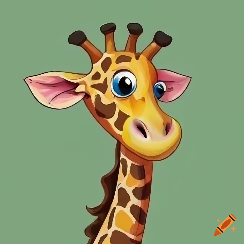 Giraffe Drawing, Painting &Coloring for Kids, Toddlers - YouTube