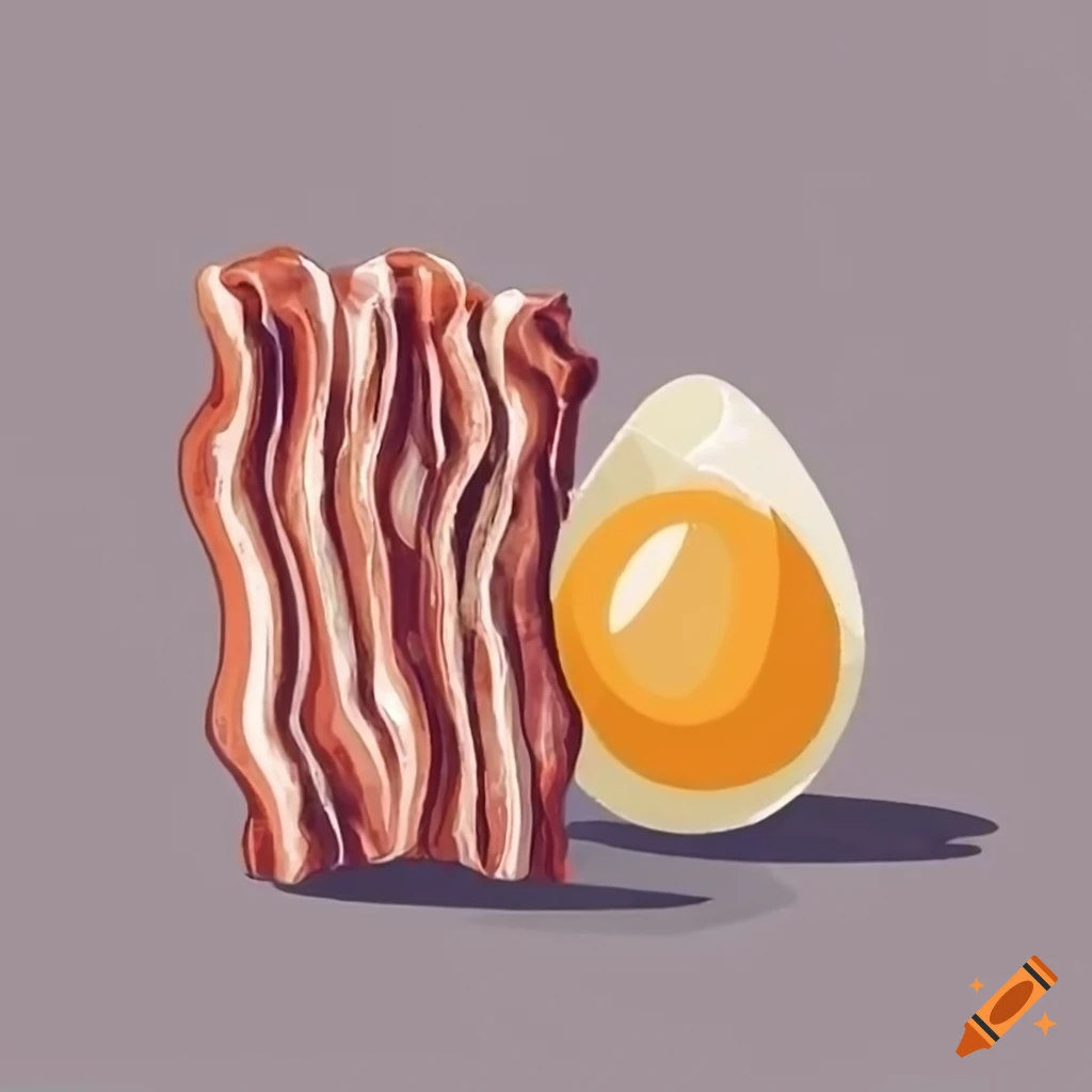 How to draw Bacon