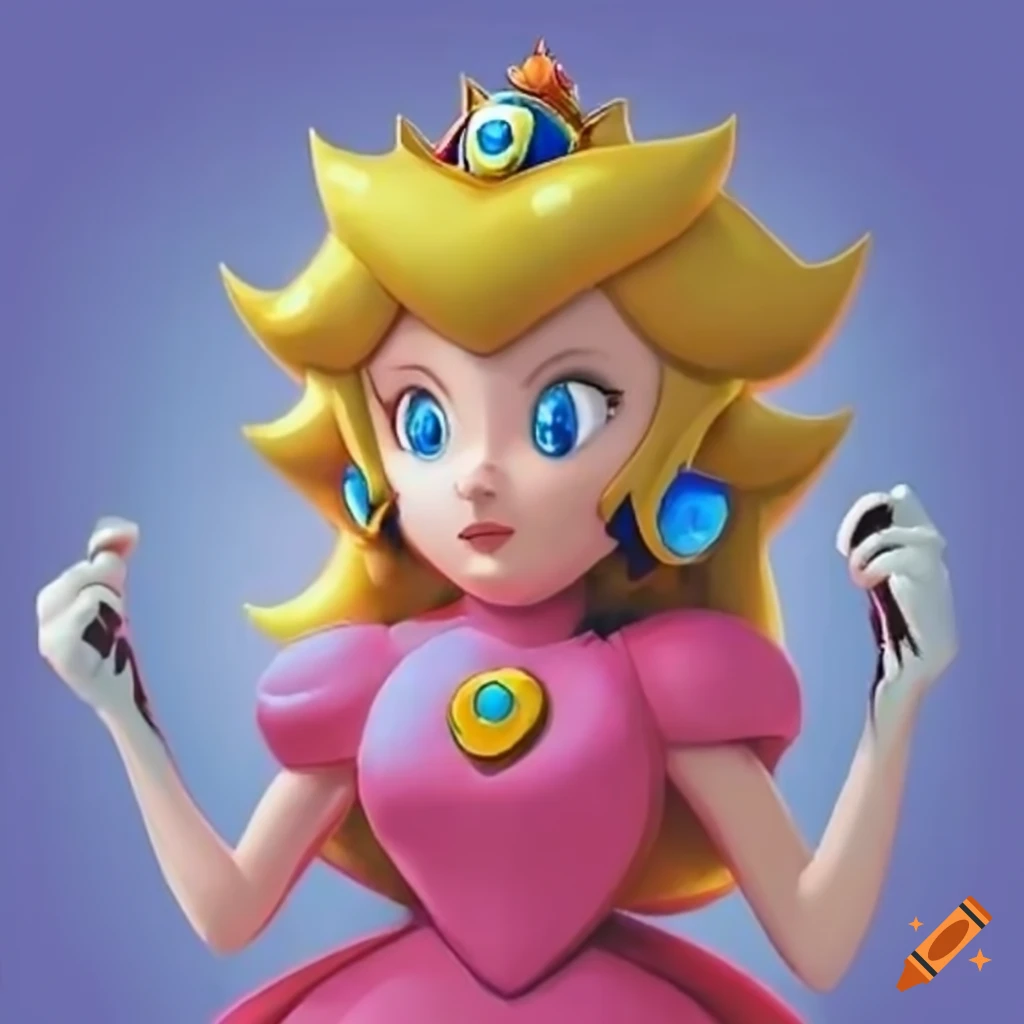 Cure Peach and Princess Peach Outfit Swap