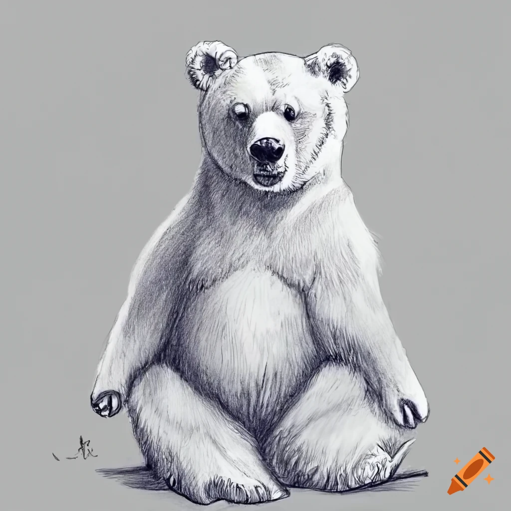 Polar bear Drawing Animation Instagram, cartoon meteor, white, mammal, face  png | PNGWing