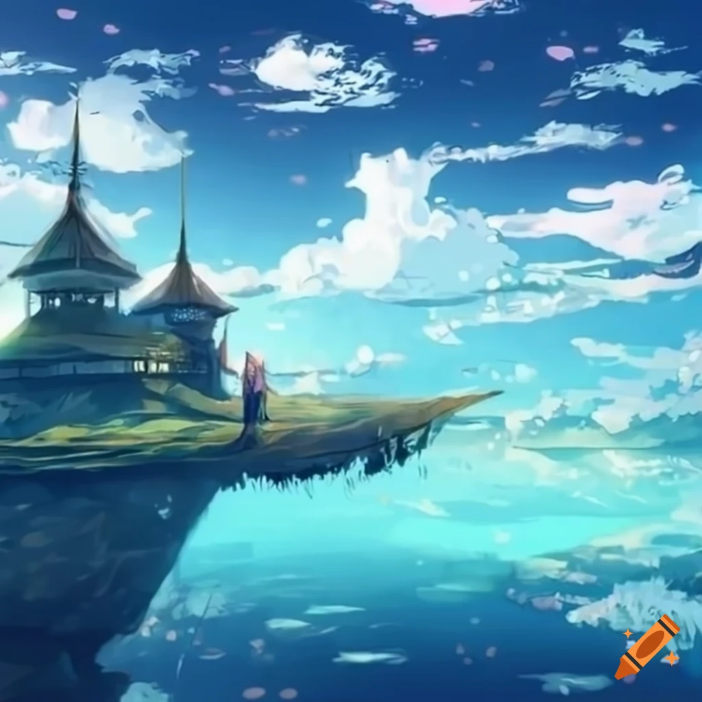 peaceful anime village,, beautiful, artstation | Stable Diffusion