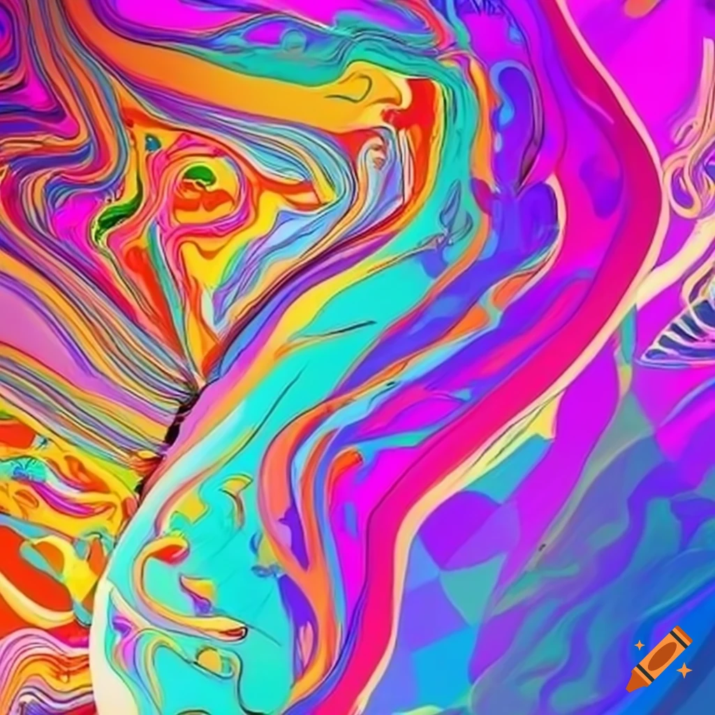 Abstract Line Art With Vibrant Colors On Craiyon 7025