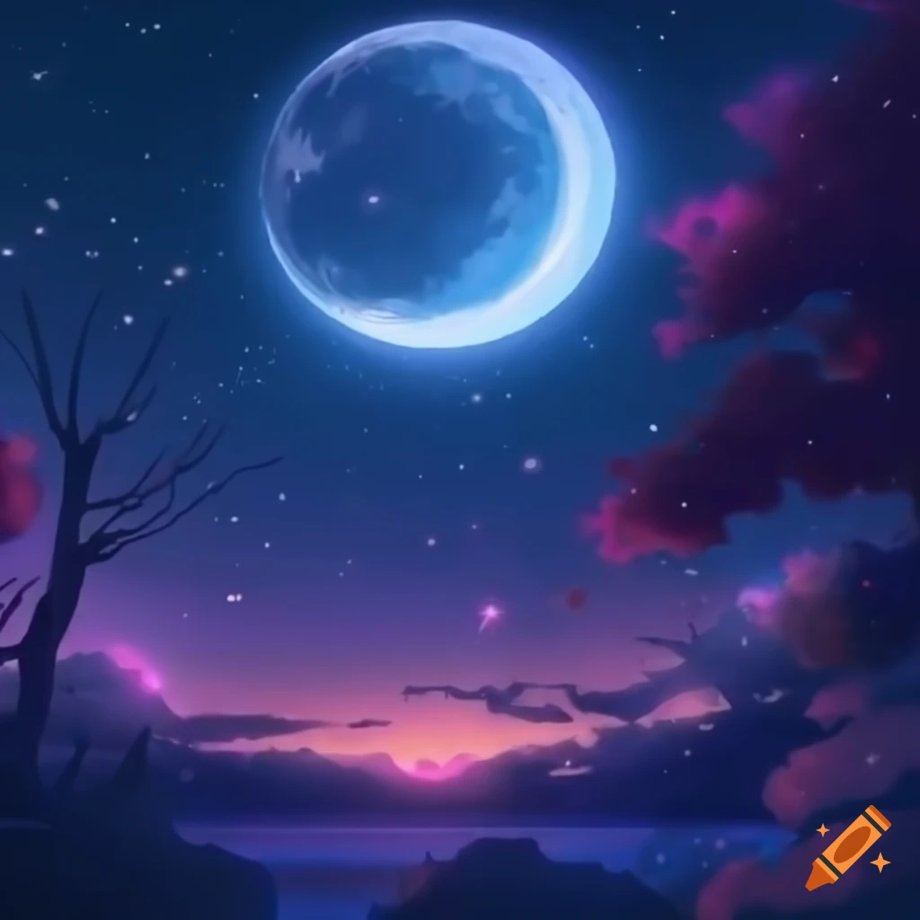 Anime Moonlight Art