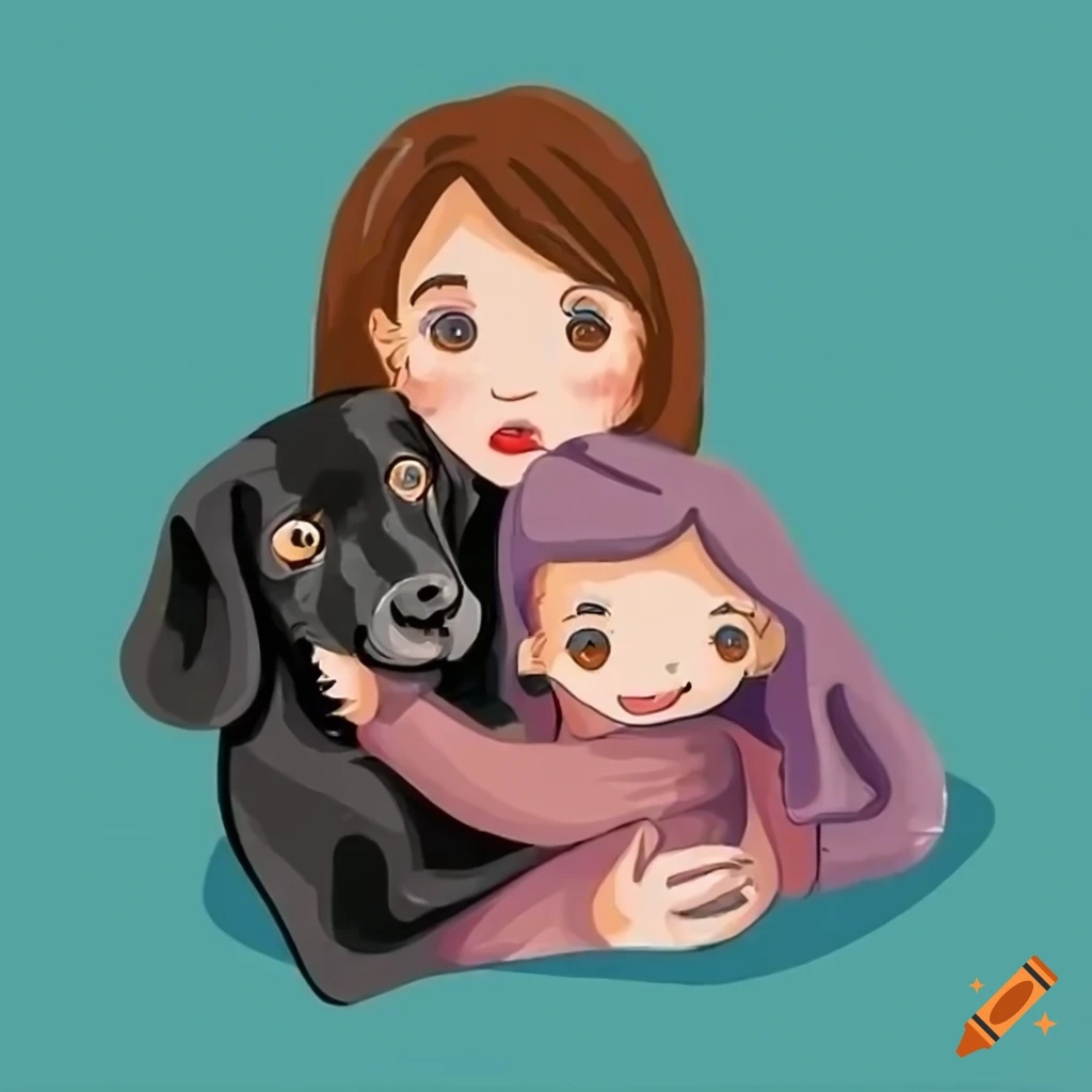 Men and women embracing each other while women holds a baby with black