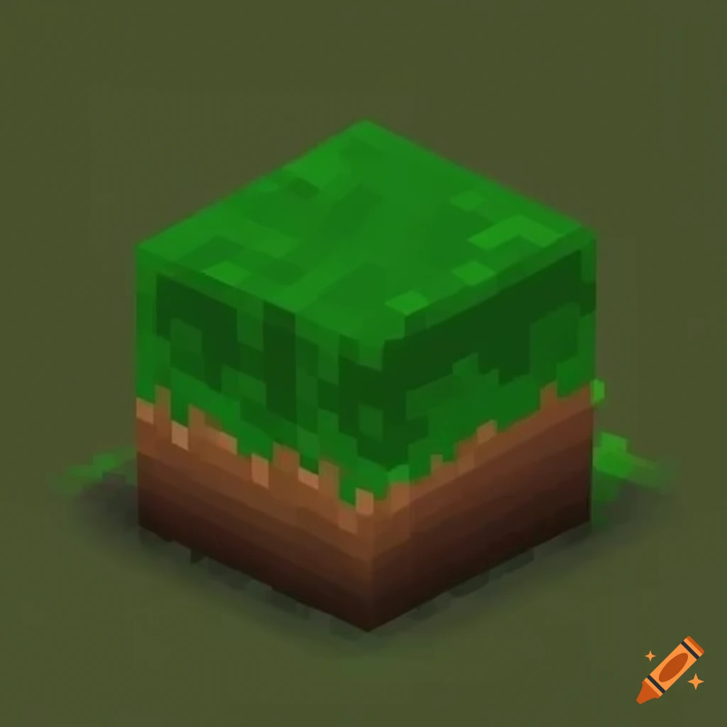 MINECRAFT GRASS BLOCK MODEL LOW-POLY | 3D model