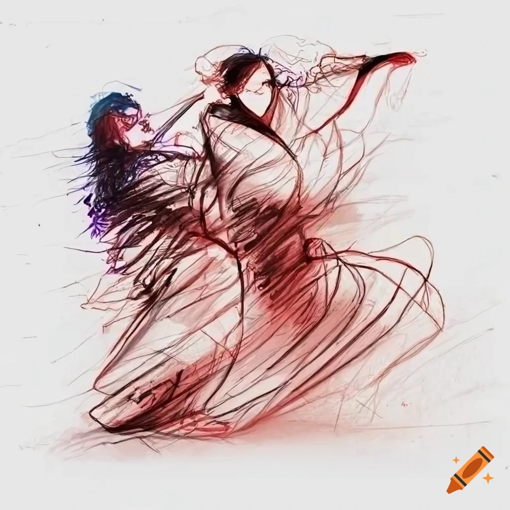 aikido female drawing