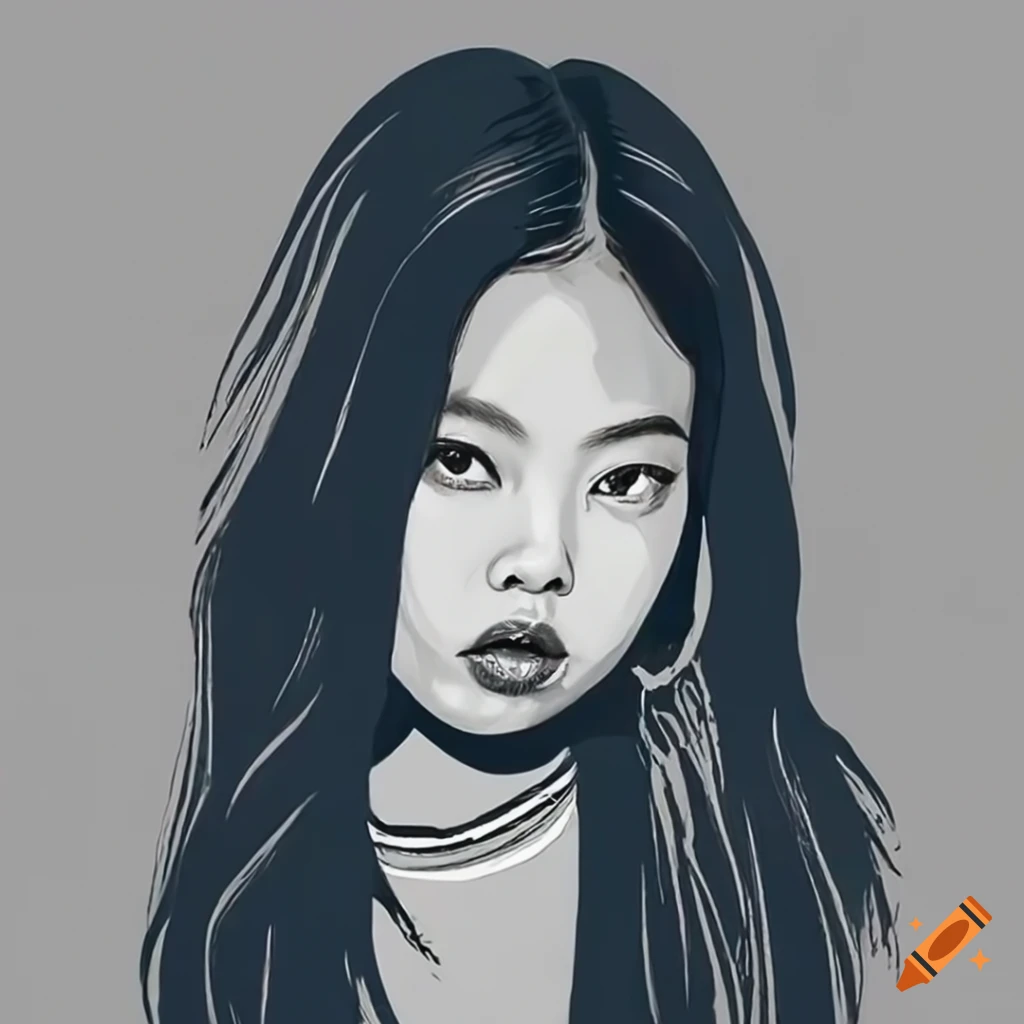 Drawing of BLACKPINK Jennie |ArtyIra_Official | Portrait drawing tips,  Portrait sketches, Drawing sketches