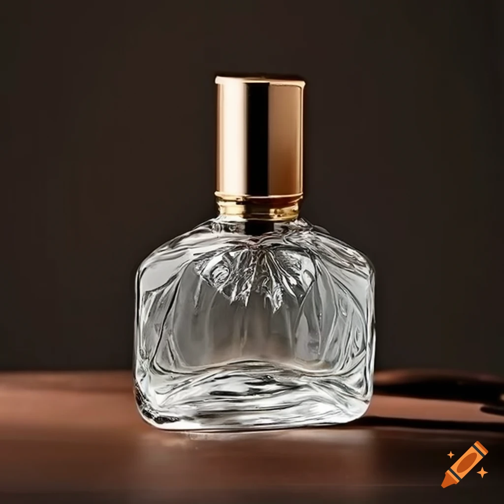 Luxury classic small glass perfume bottle on Craiyon