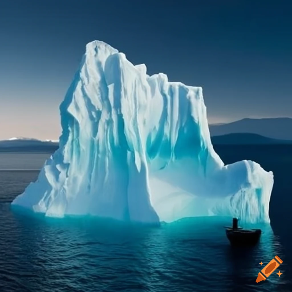 Iceberg on Craiyon