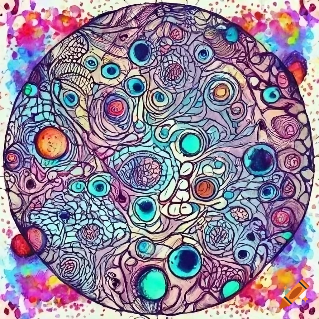 How to draw Beautiful Colorful Mandala, Abstract Mandala art