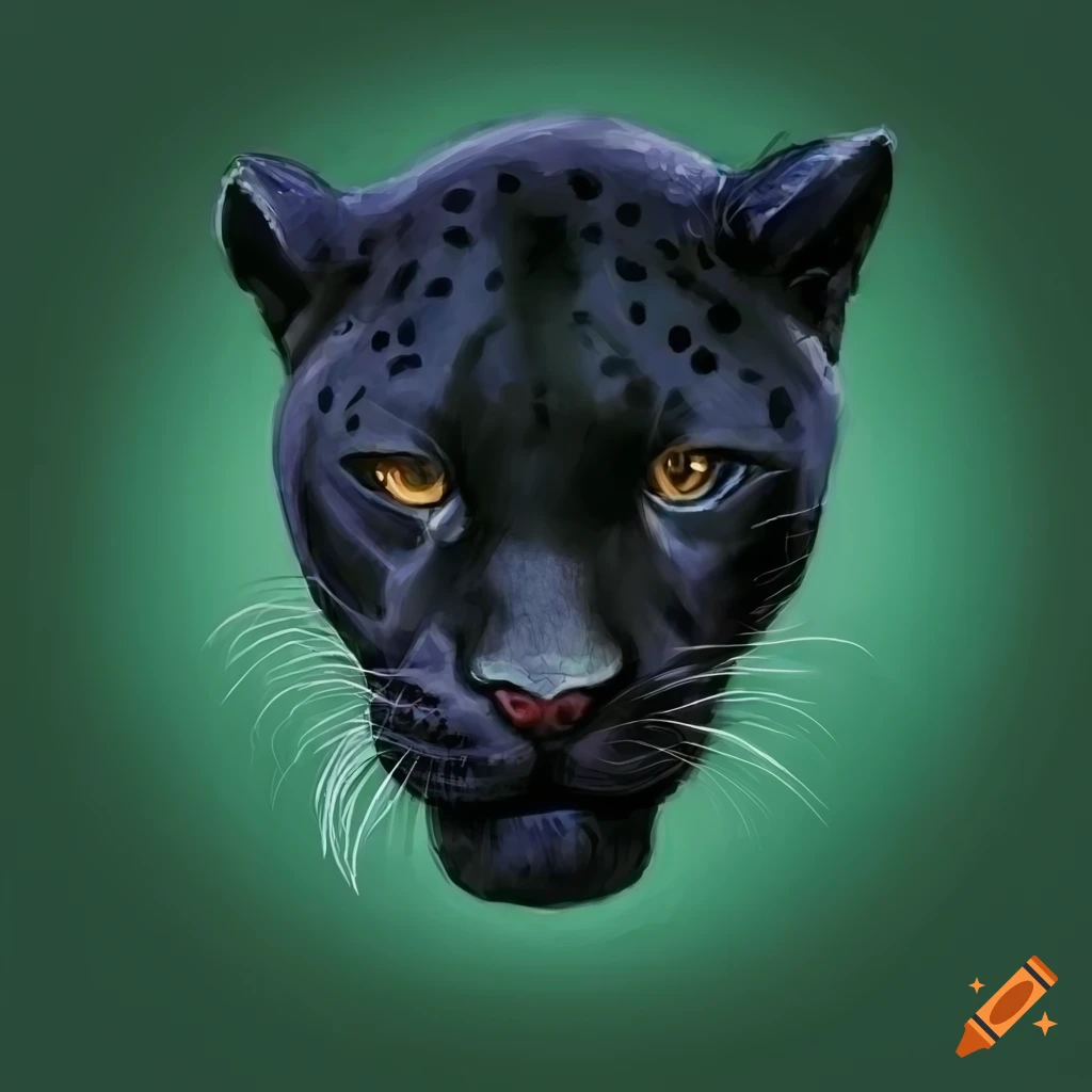 Draw the animal panther educational game Vector Image