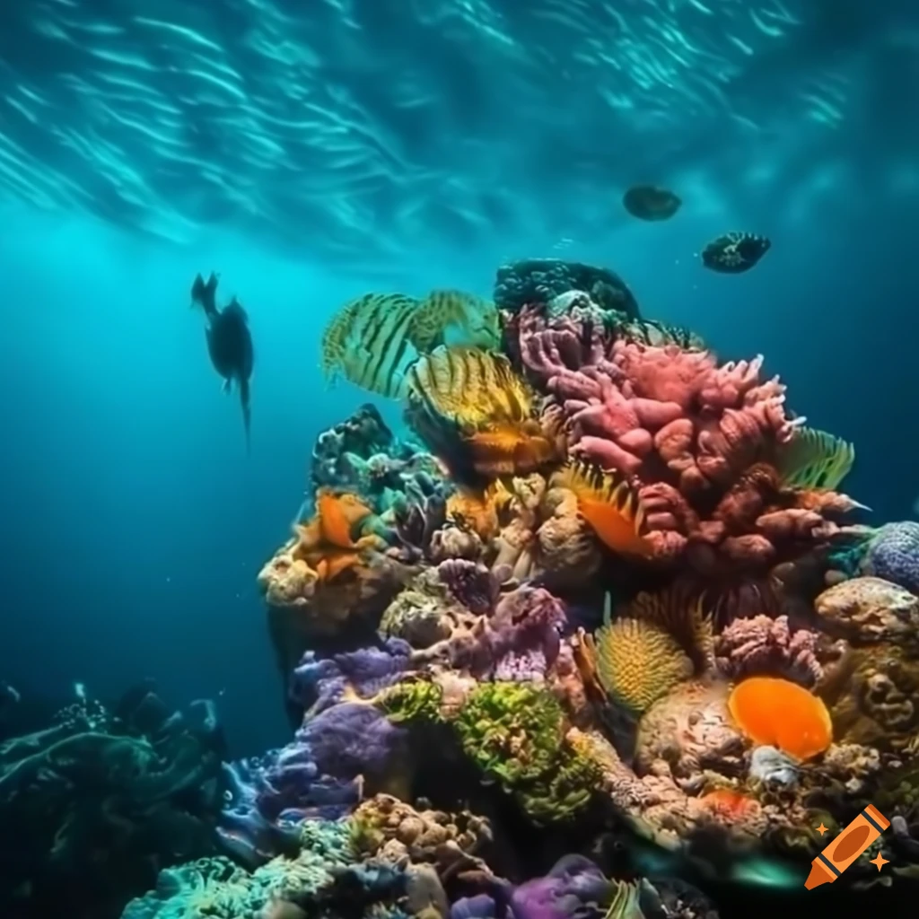 Plantation coraux sous marin on Craiyon