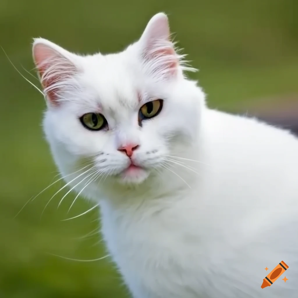 white short haired cat