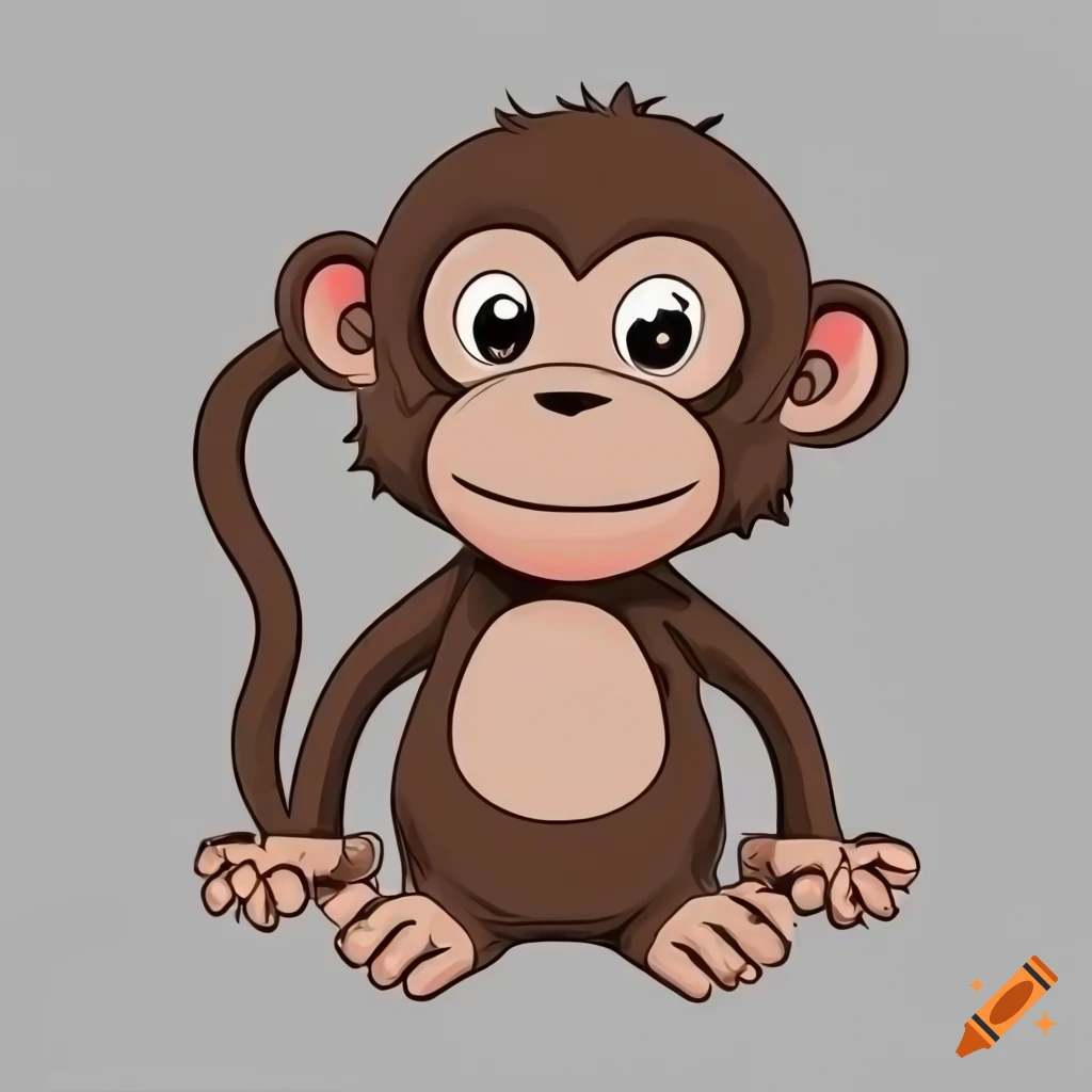 Circle Design, Monkey, Drawing, Macaque, Gibbon, Cartoon, Smiley, Apache  OpenOffice png | Klipartz