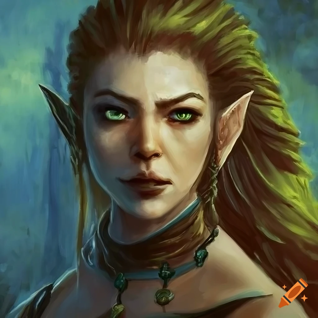 Dungeons and dragons, icewind dale , fantasy, an half elf priestess in ...