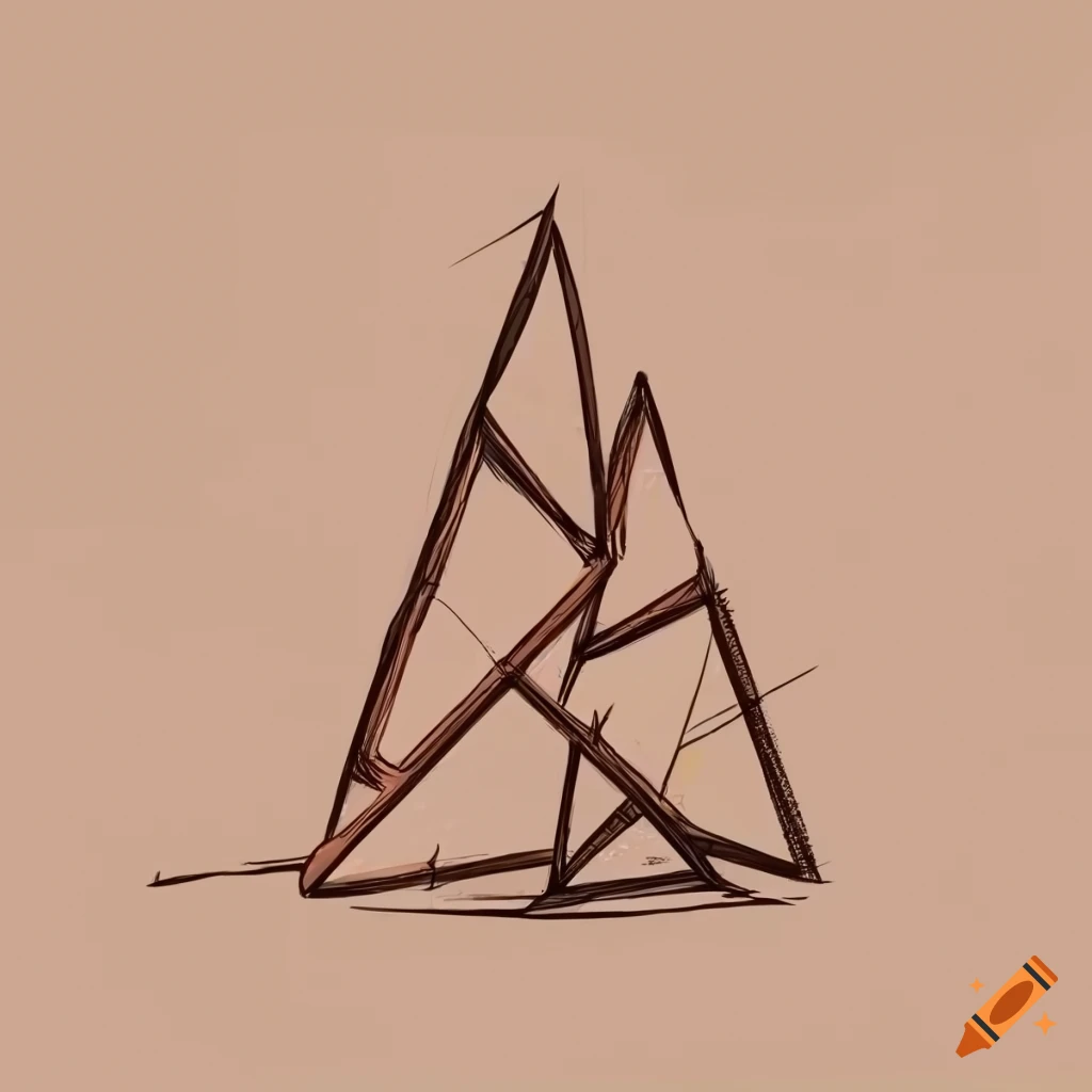 Drawing Triangle Shapes Background Anima... | Stock Video | Pond5