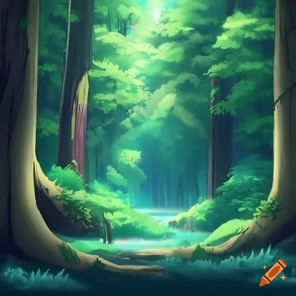 Anime River, Forest, Anime, River, Scenary, Nature, HD wallpaper | Peakpx