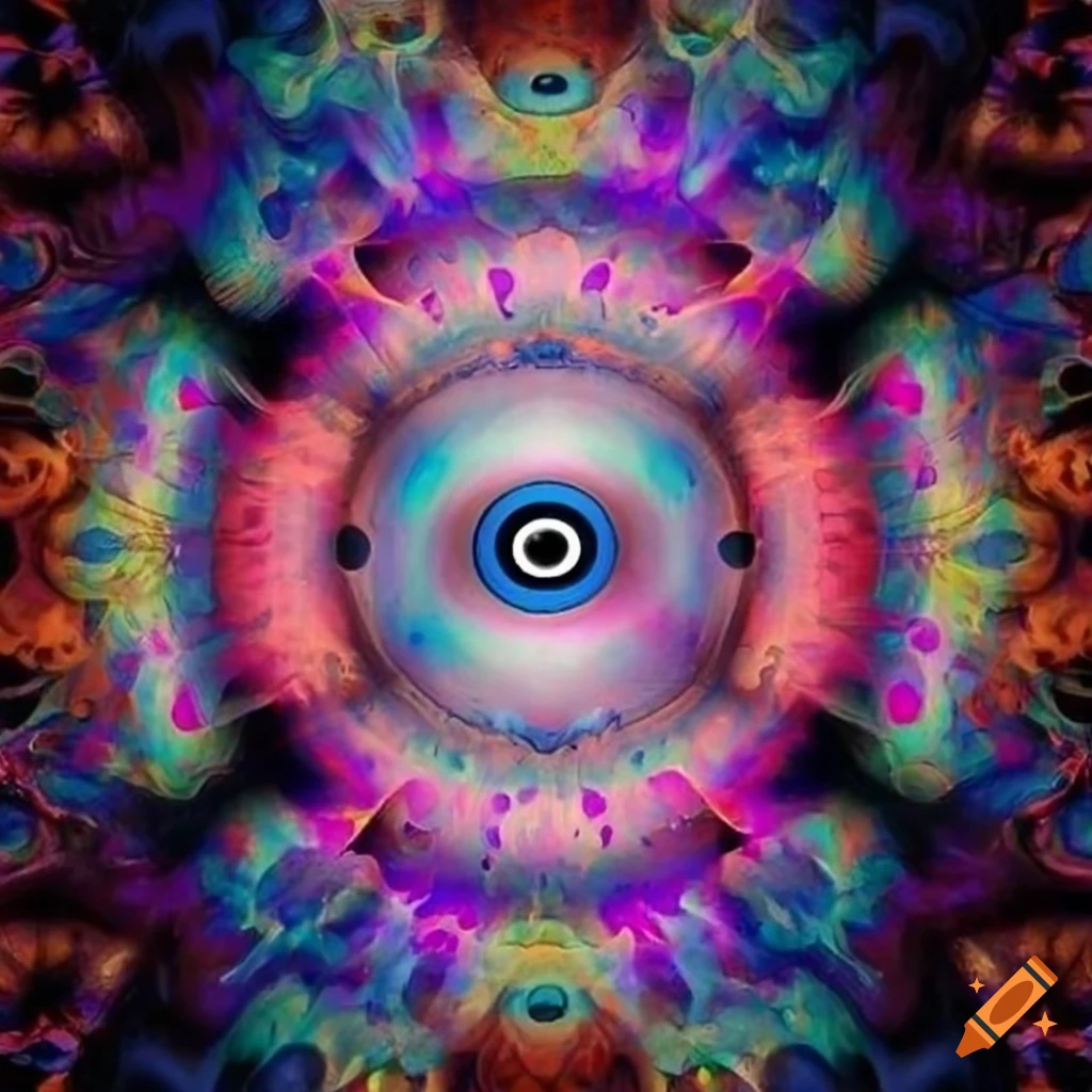 Abstract all-seeing eye