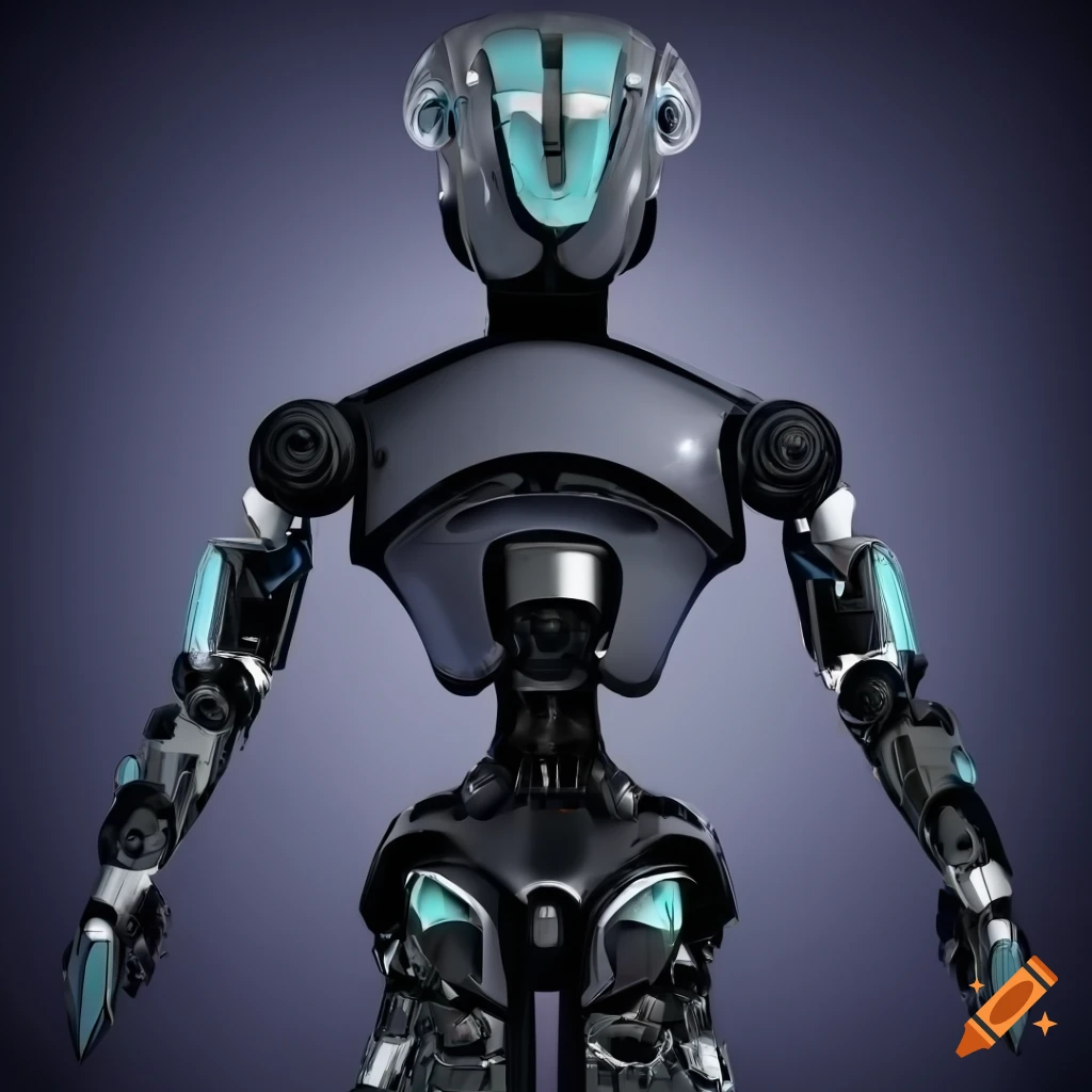 Photograph of an organic robot, futuristic, digital art, Bauhaus, 3d ...