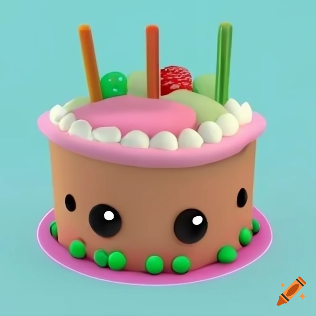 Festa Cake, 3D Cake Illustration, Birthday Cake, 3D Cake, Decorated Cake,  Cake, Themed Cake Stock Illustration - Illustration of baking, sweetness:  276147651