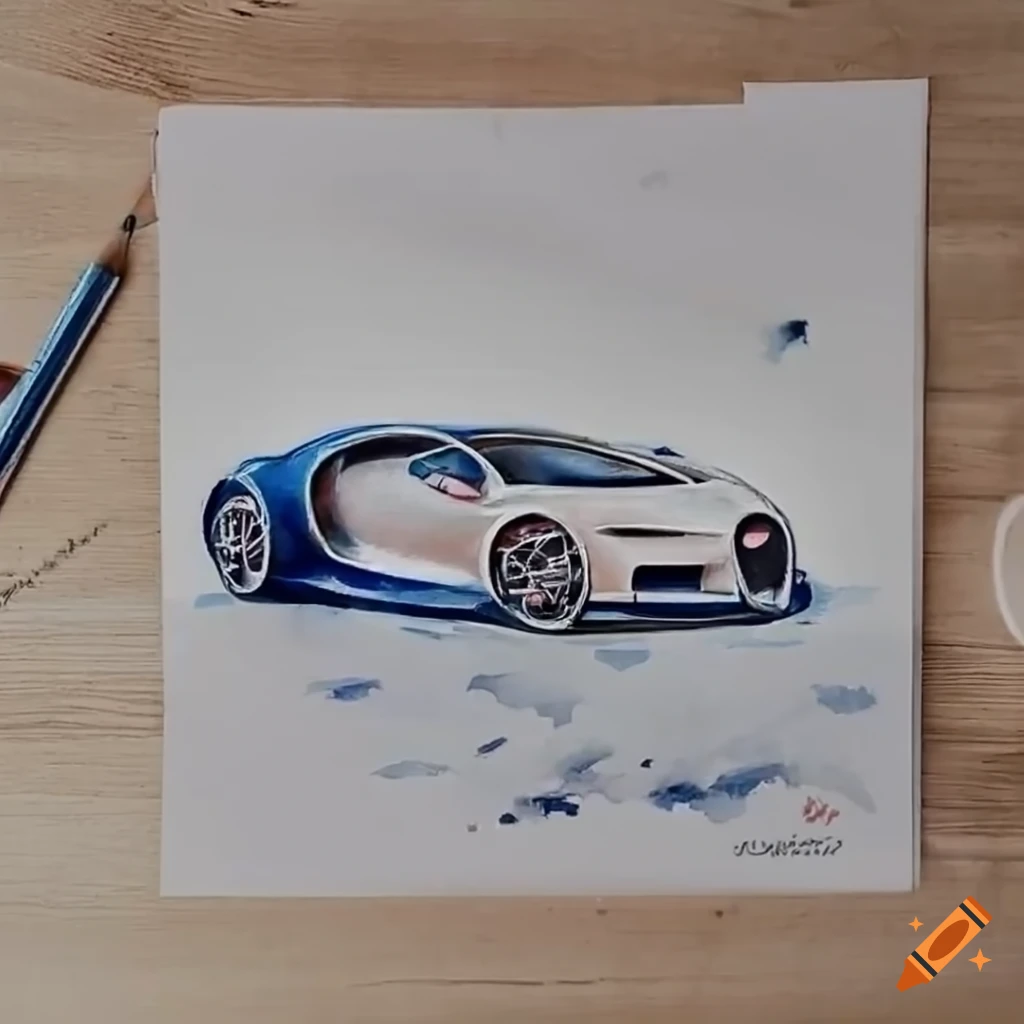 Bugatti EB 16-4 Veyron Vitesse - Damautoart - Drawings & Illustration,  Vehicles & Transportation, Automobiles & Cars, Bugatti - ArtPal