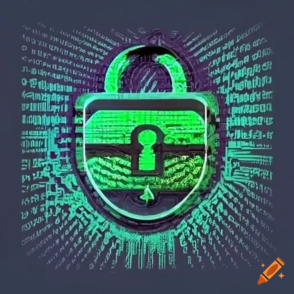 Logo Decoded Encryption with some Hacking vibes on Craiyon