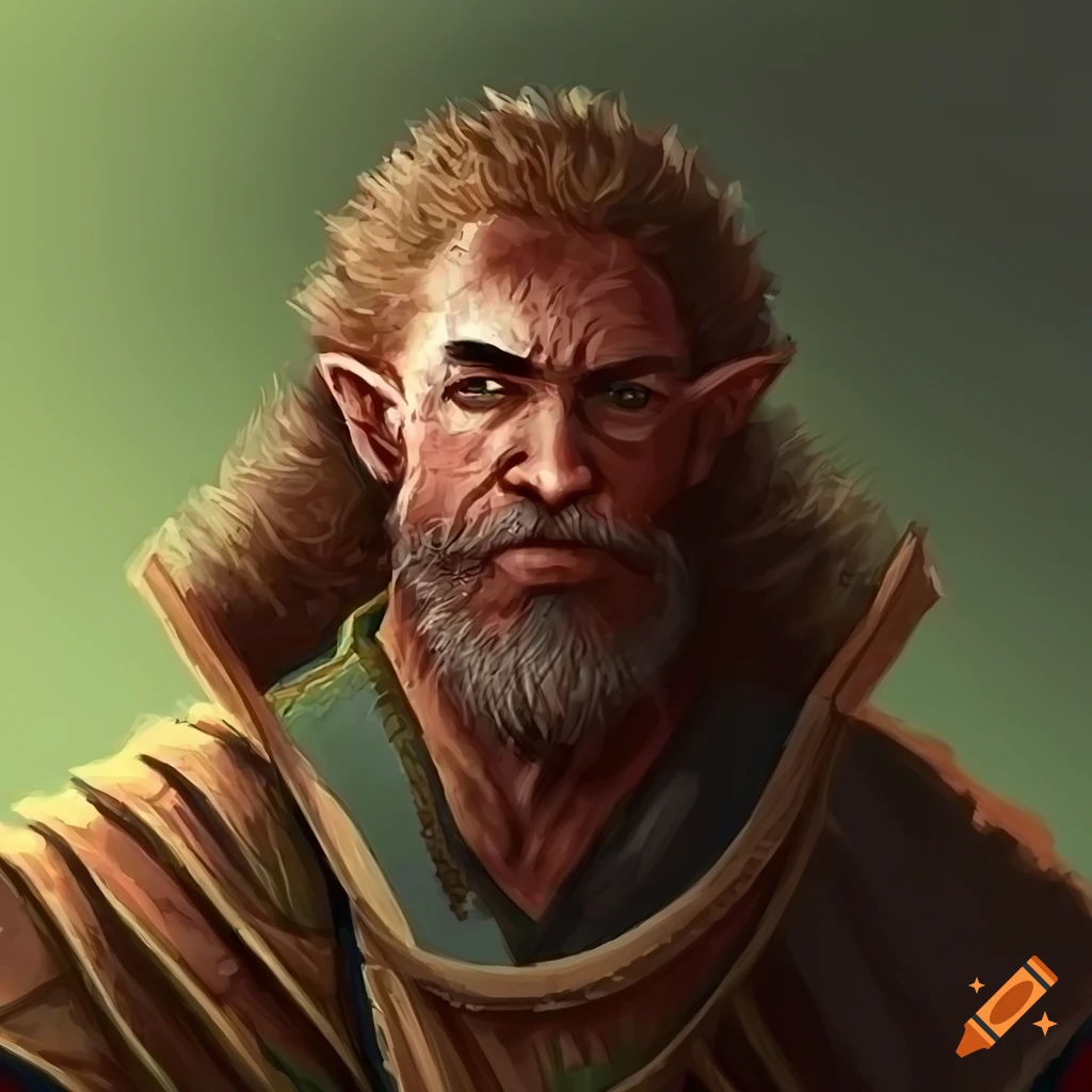 Create a portrait for the following dnd npc: jonas is a rugged middle ...
