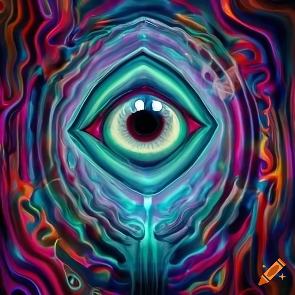 Abstract allseeing eye on Craiyon
