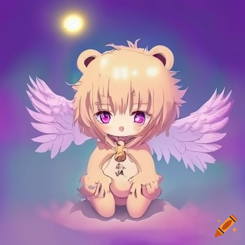 cute anime angel wings