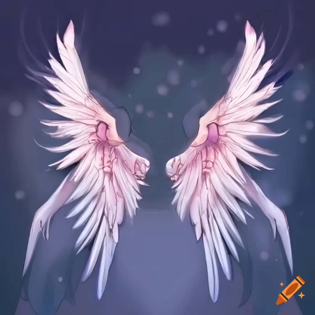 Wings, anime boy, anime wings, angel, white hair, HD wallpaper | Peakpx