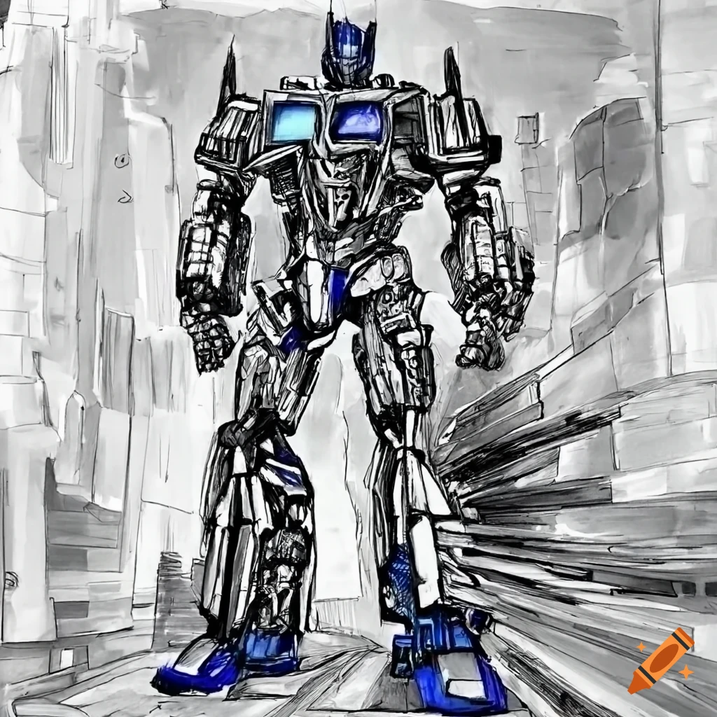 easy optimus prime drawing｜TikTok Search