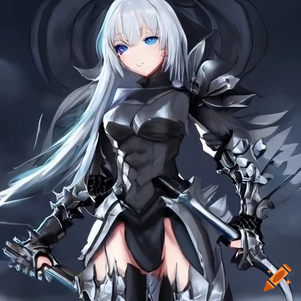 anime girl sword warrior