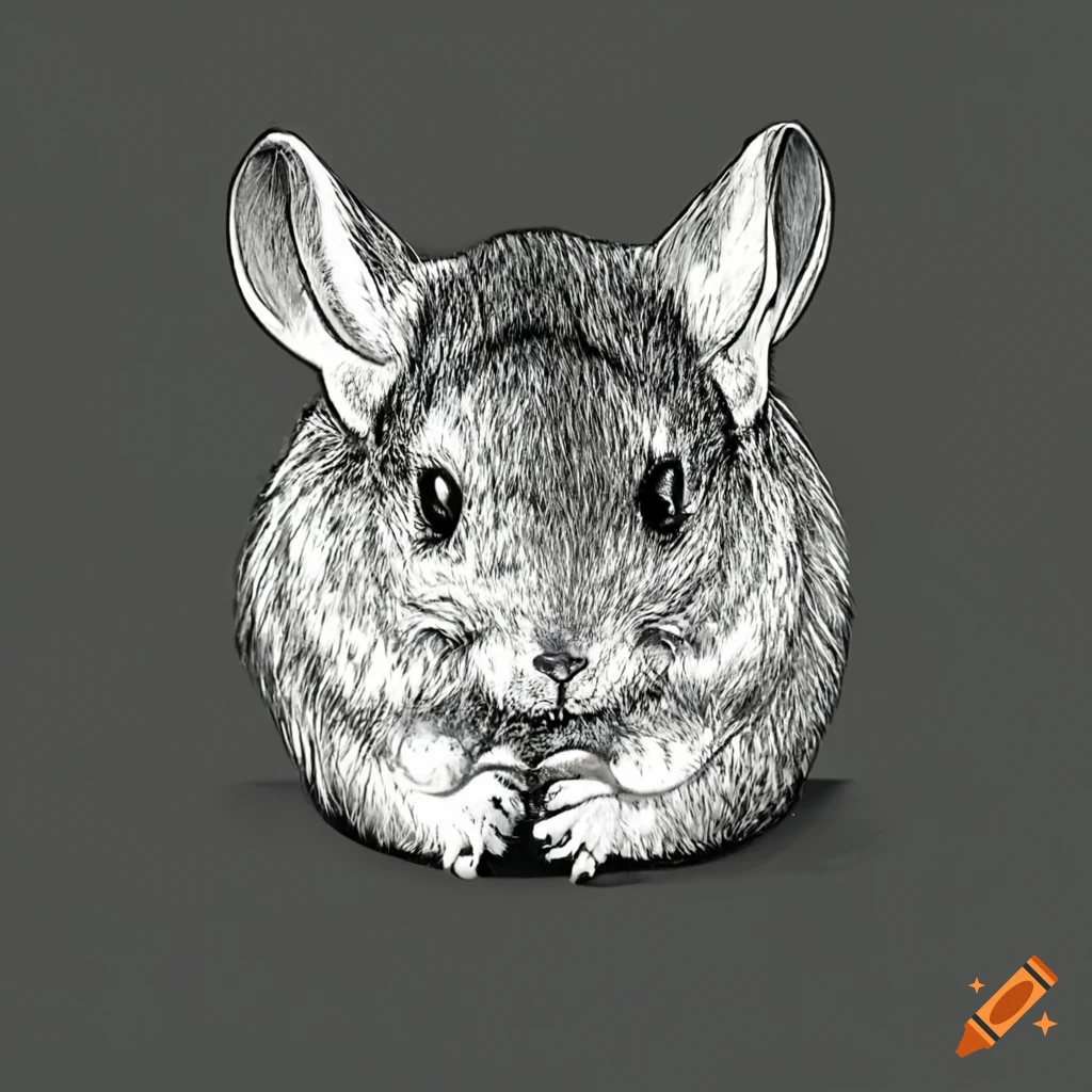 tendalee on Tumblr: Image tagged with chinchilla, drawing, Draw