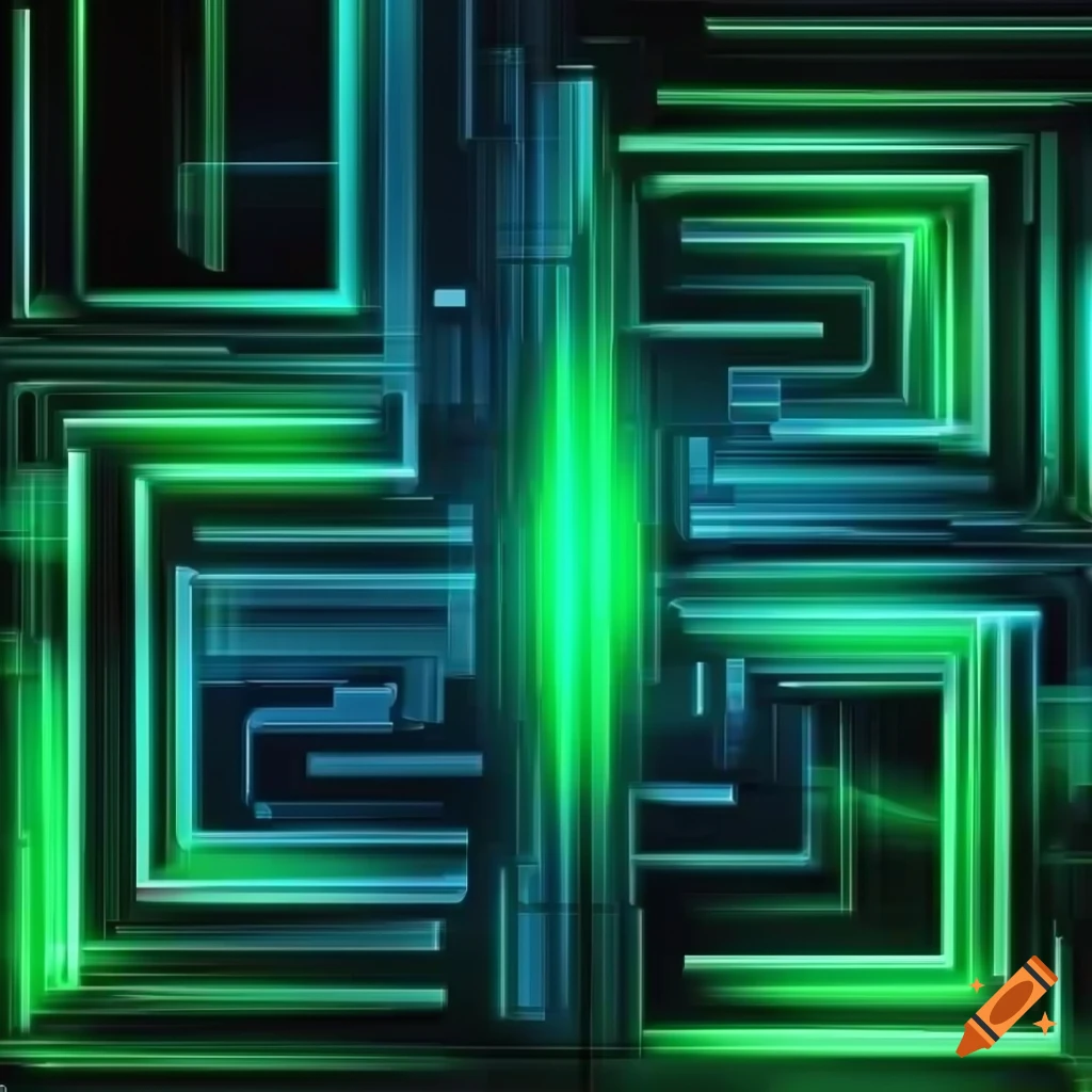 neon green pattern