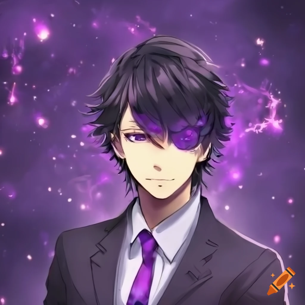 anime boy with black hair wallpaper