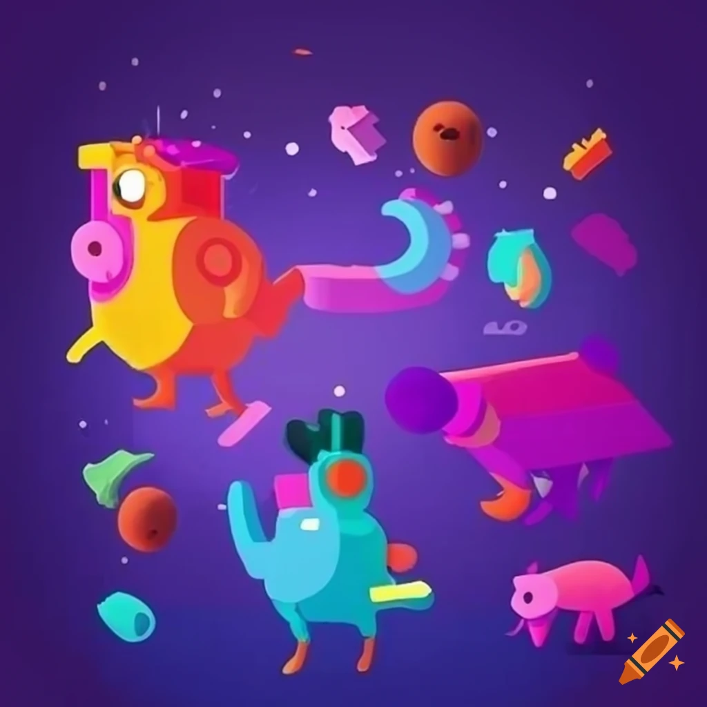 Kurzgesagt on Craiyon