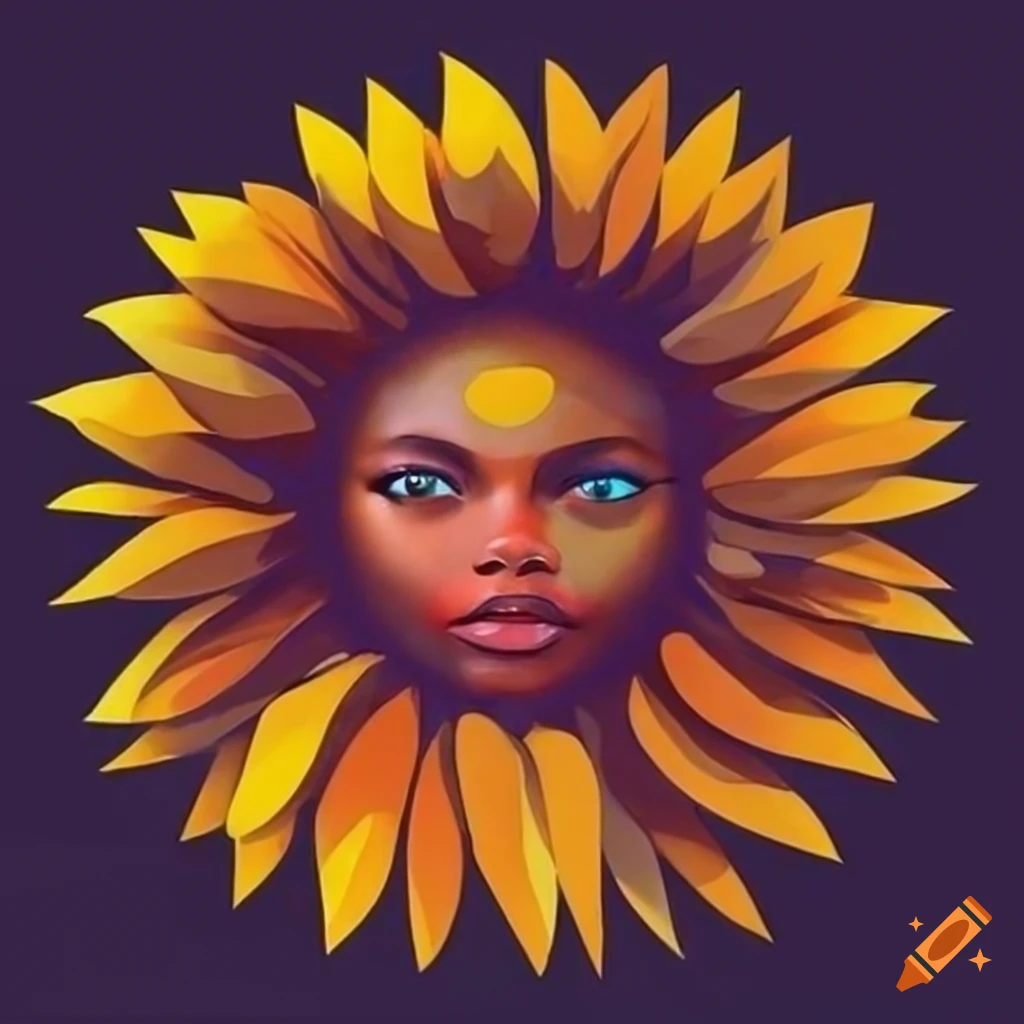  Sunflower afro