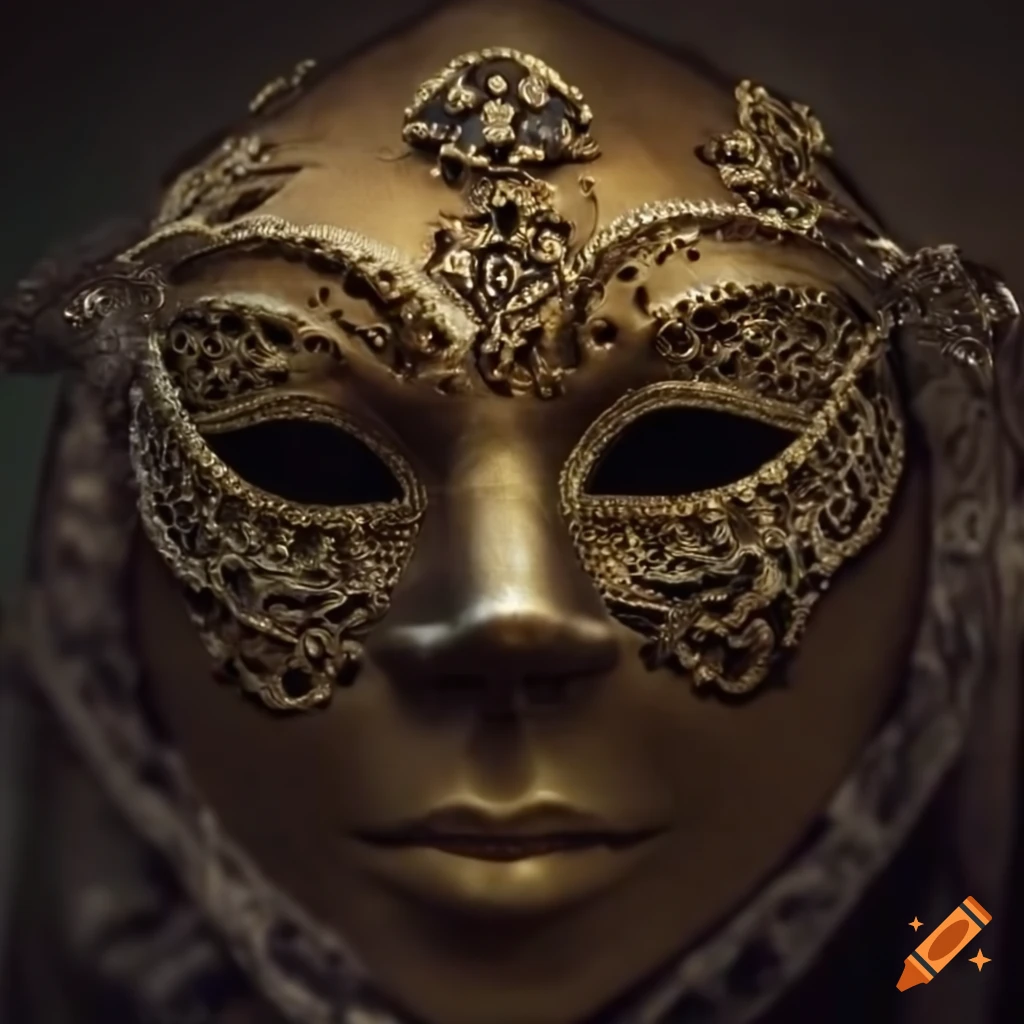 Ancient masquerade mask on Craiyon