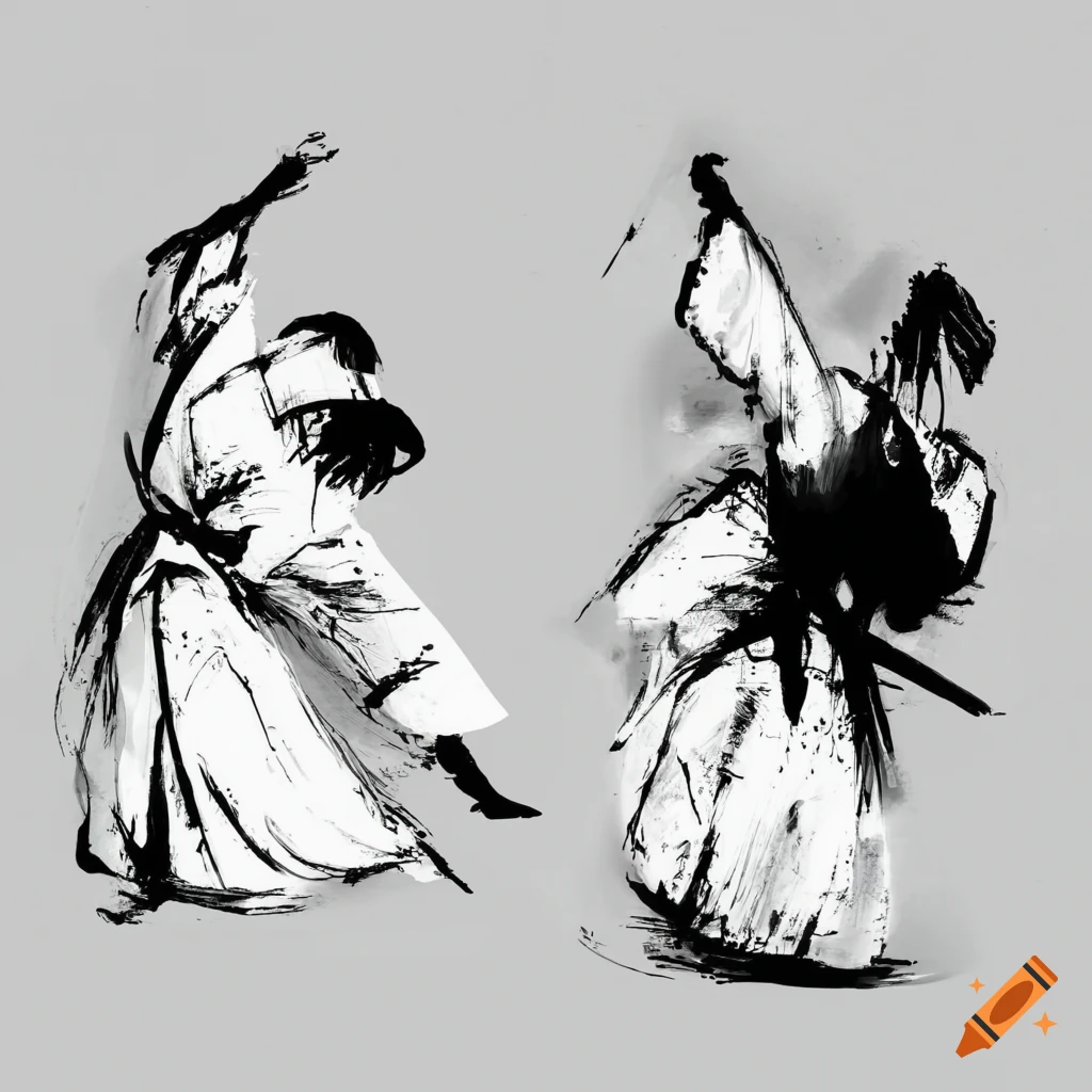 aikido female drawing