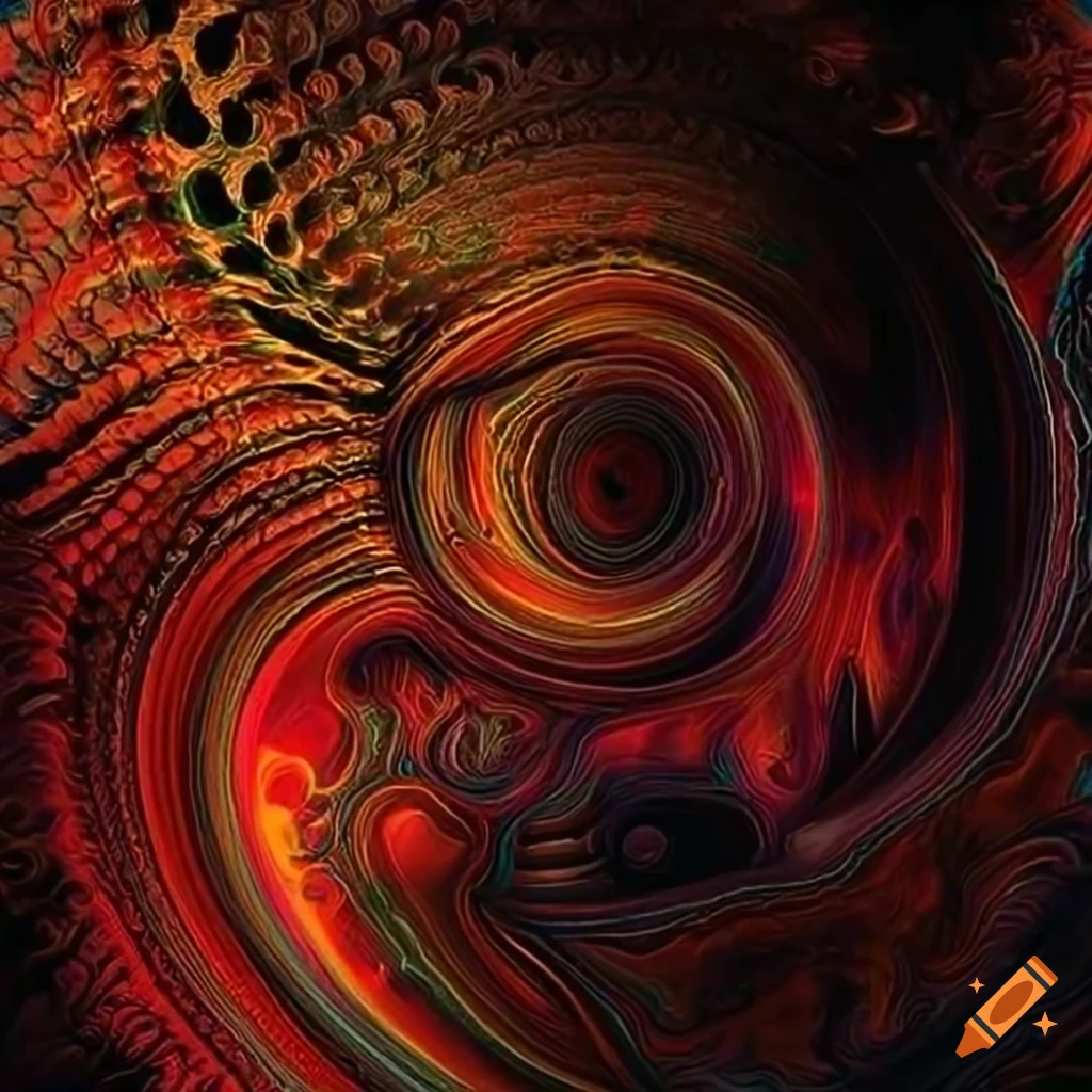 Abstract digital art with immense intricate details on Craiyon