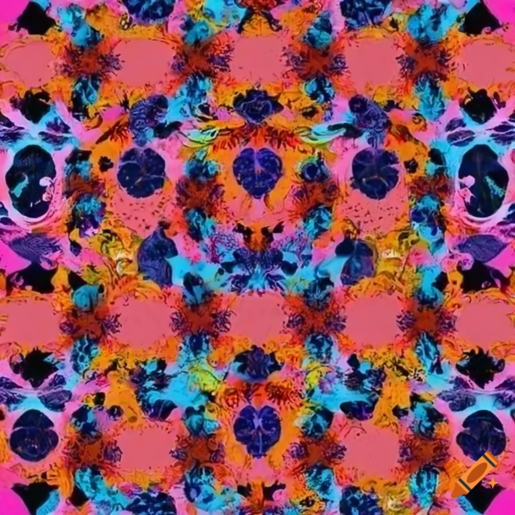 Repeated pattern tree of life inspired