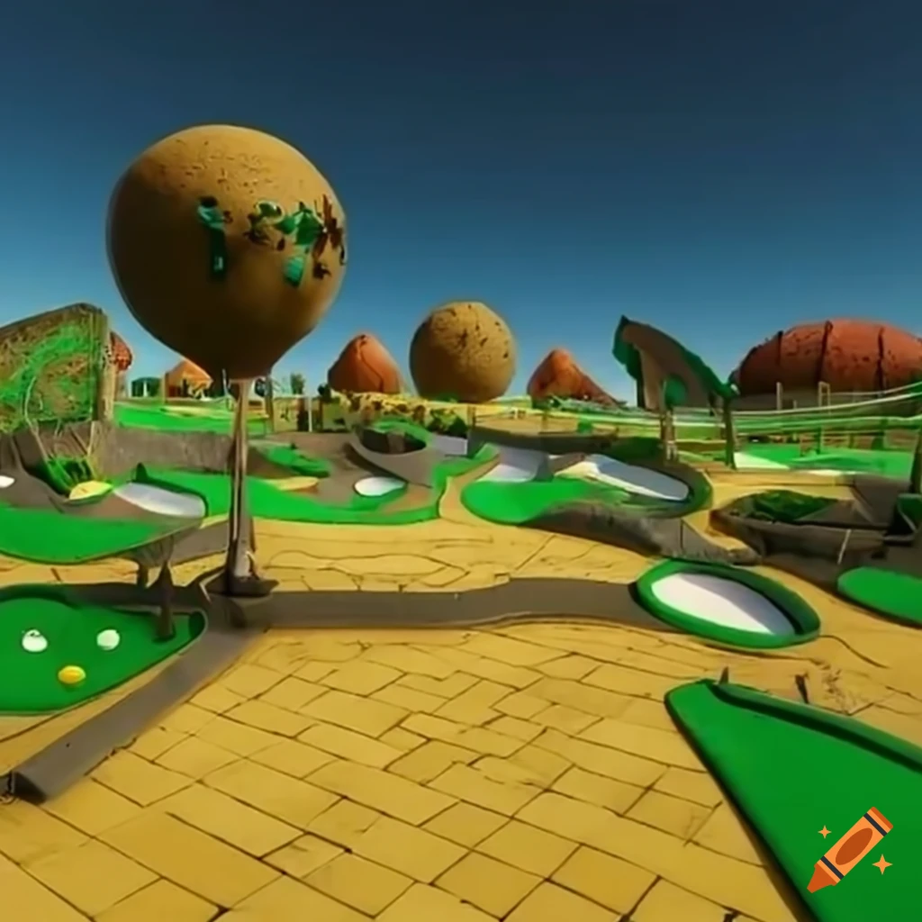 Mini Golf, Artist-Designed Course