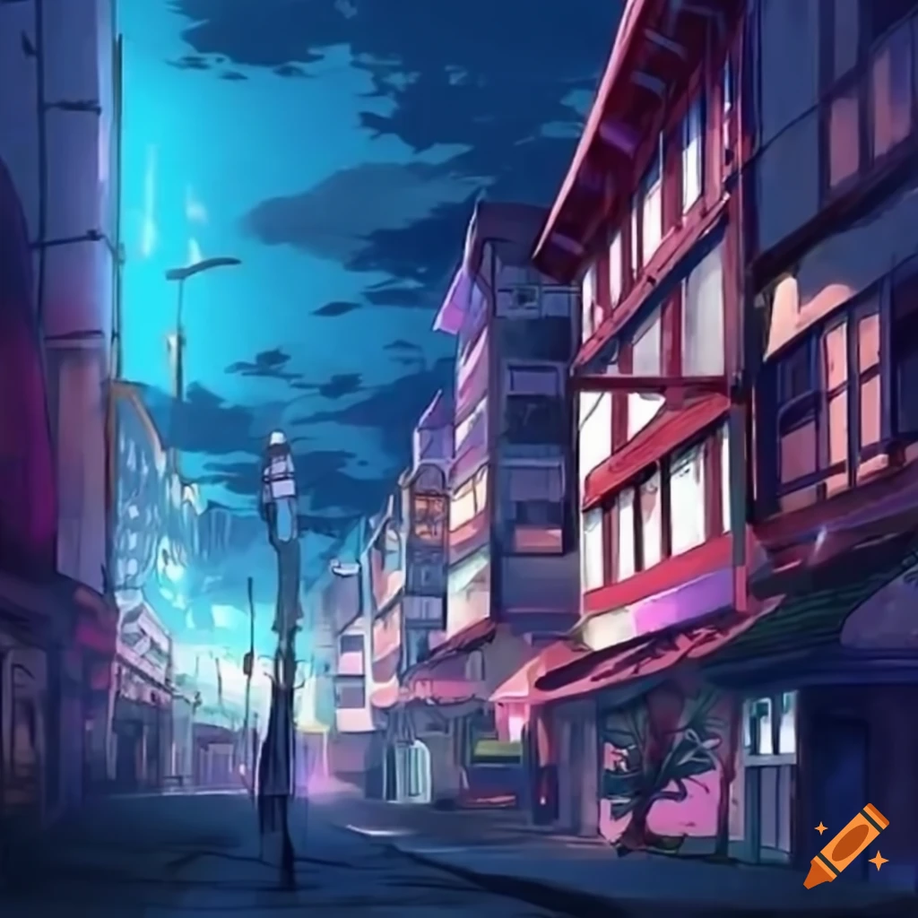 anime town by Raj8999 on DeviantArt