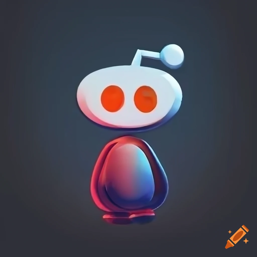 Logo mixing reddit and youtube on Craiyon