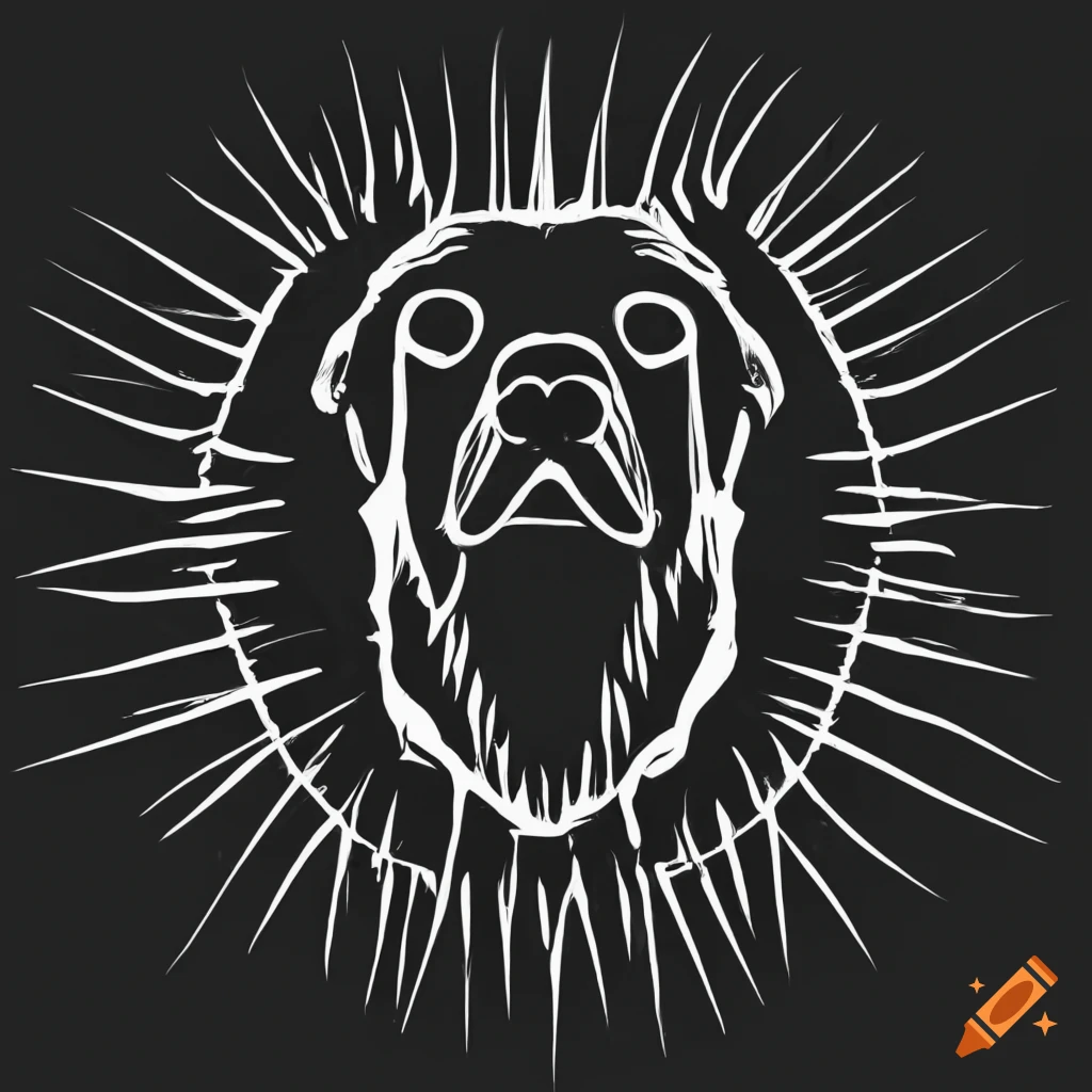 Logo dog black