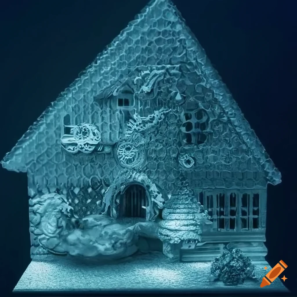 🏘️sculpture in ‘cuckoo clock’ style, intricate details, highly detailed, high