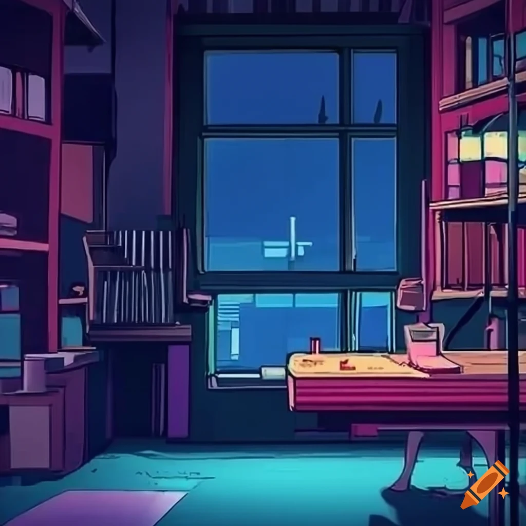 Lofi lab background, great details on Craiyon