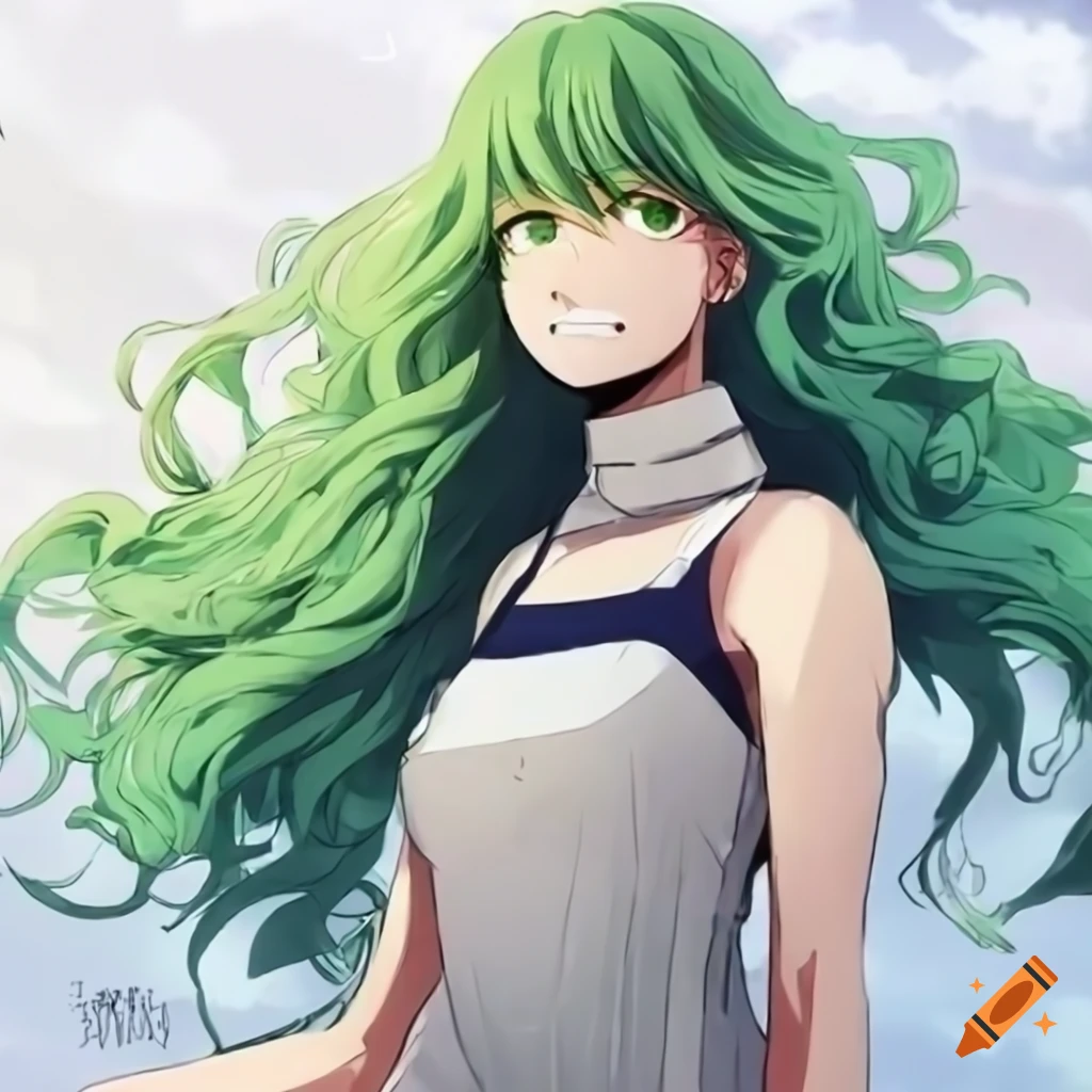 Download sage - a female character with a green background Wallpaper