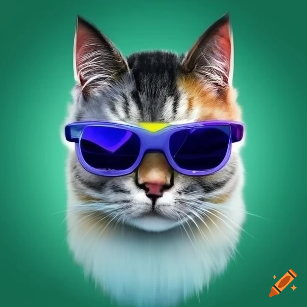 BLMHTWO Cat Sunglasses, Cat Gold Chain Cat Costume India | Ubuy